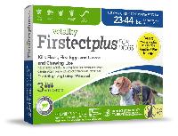 Vetality Firstect Plus for Dogs, 23-44 Pounds, 3 Doses